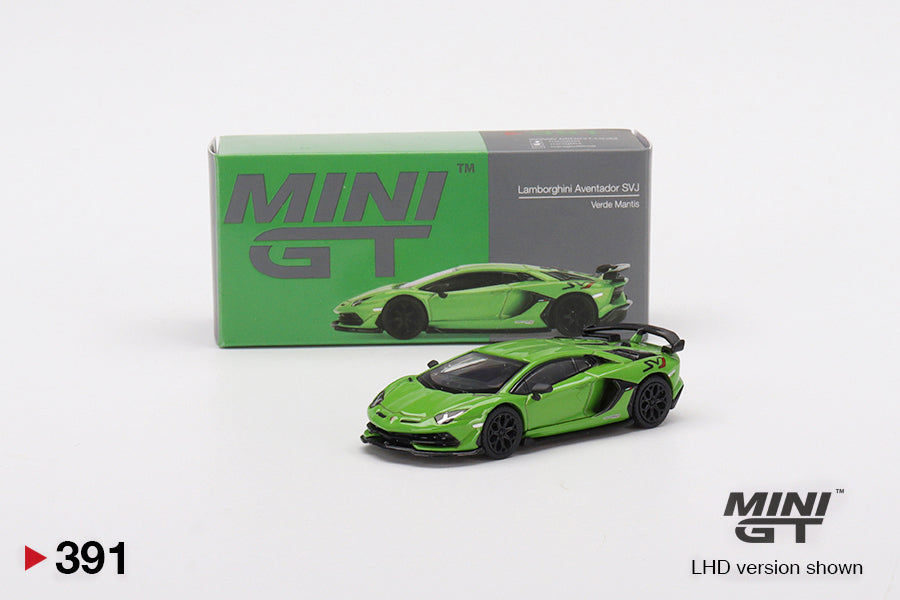 Mini GT Lamborghini Aventador SVJ Verde Mantis - MGT00391 1:64