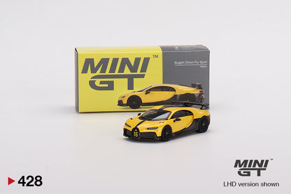 Mini GT Bugatti Chiron Pur Sport Yellow - MGT00428 1:64