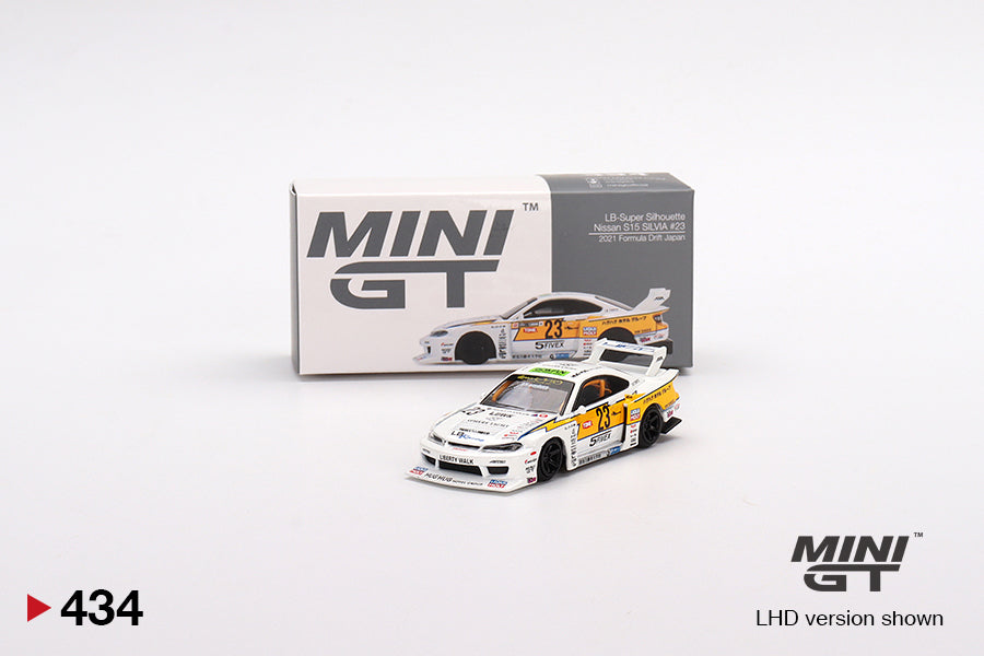 Mini GT LB-Super Silhouette Nissan S15 SILVIA 2021 Formula Drift Japan - MGT00434 1:64