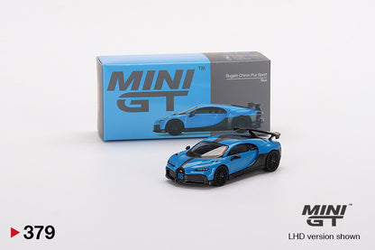 Mini GT Bugatti Chiron Pur Sport Blue - MGT00379 1:64