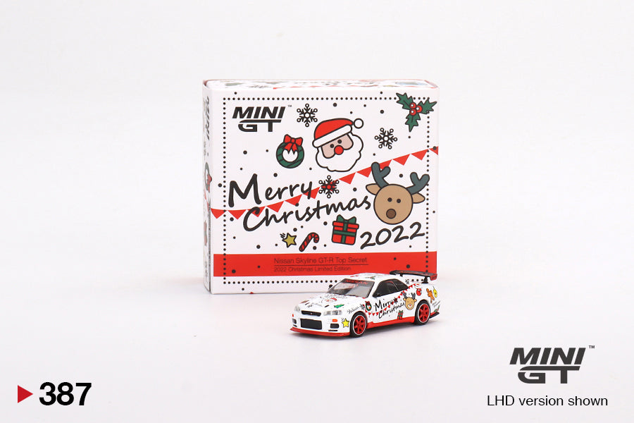 Mini GT Nissan Skyline GT-R (R34) Top Secret 2022 Christmas Limited Edition - MGT00387 1:64
