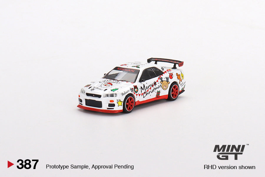 Mini GT Nissan Skyline GT-R (R34) Top Secret 2022 Christmas Limited Edition - MGT00387 1:64