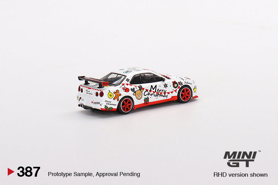 Mini GT Nissan Skyline GT-R (R34) Top Secret 2022 Christmas Limited Edition - MGT00387 1:64