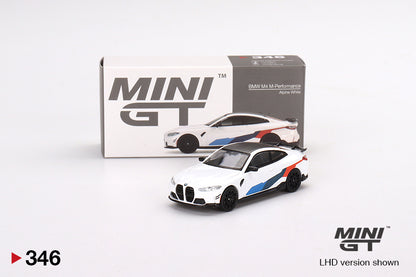 Mini GT BMW M4 M-Performance (G82) Alpine White - MGT00346 1:64