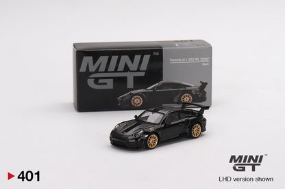 Mini GT Porsche 911(991) GT2 RS Weissach Package Black - MGT00401 1:64