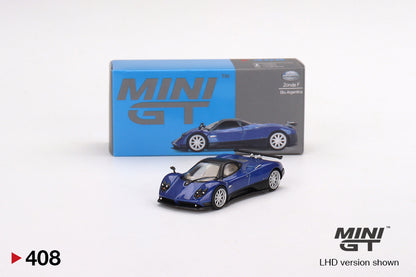 Mini GT Pagani Zonda F Blu Argentina - MGT00408 1:64