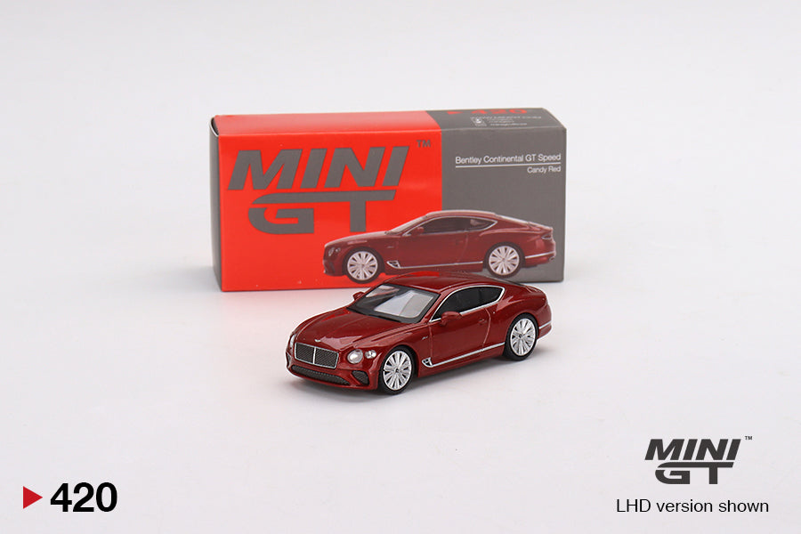 Mini GT Bentley Continental GT Speed 2022 Candy Red - MGT00420 1:64