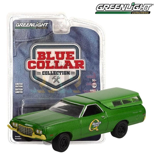 Greenlight Blue Collar Collection Series 11  - Quaker State - 1972 Ford Ranchero 500 - 35240-B 1:64