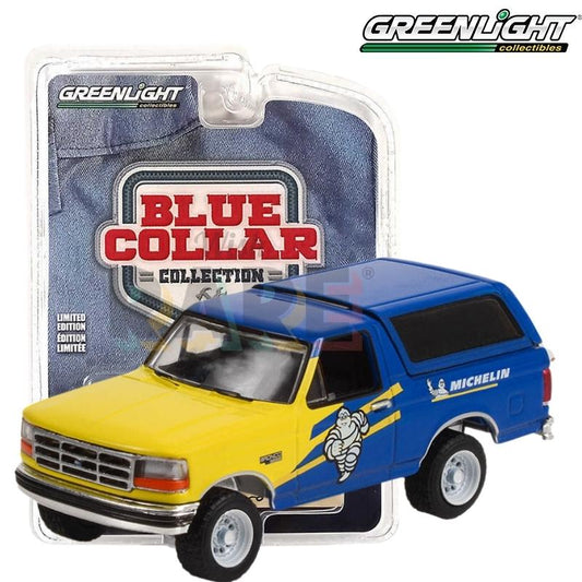 Greenlight Blue Collar Collection Series 11  - Michelin Tires - 1996 Ford Bronco XL - 35240-D 1:64