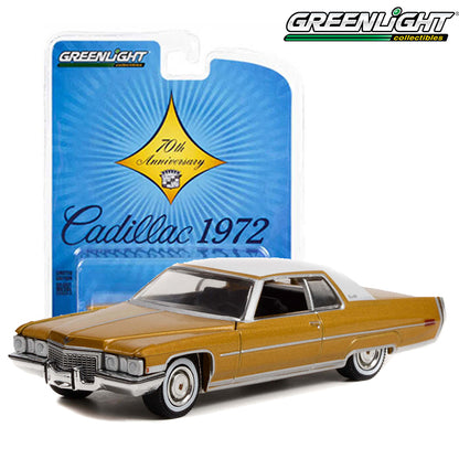 Greenlight Anniversary Collection Series 14 - 1972 Cadillac Coupe De Ville, Cadillac 70 Years - 28100-A 1:64