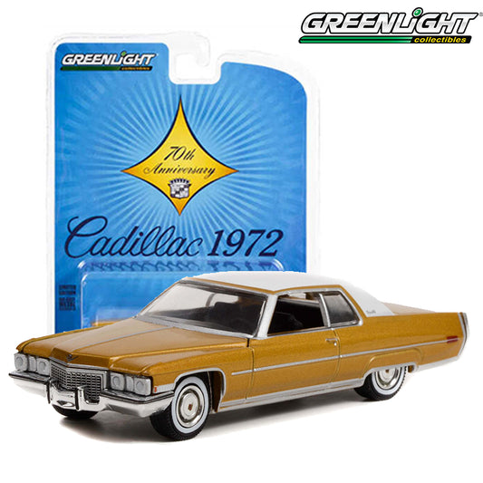 Greenlight Anniversary Collection Series 14 - 1972 Cadillac Coupe De Ville, Cadillac 70 Years - 28100-A 1:64