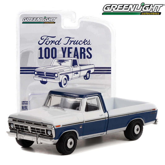 Greenlight Anniversary Collection Series 14 - 1976 Ford F-150 Ranger XLT Trailer Special, Ford Trucks 100 Years - 28100-C 1:64
