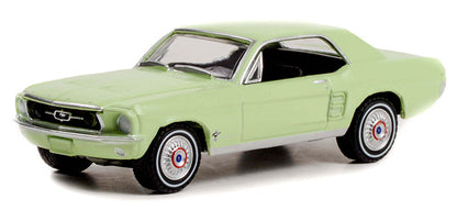 Greenlight Bill Goodro Ford Series - 1967 Ford Mustang Coupe "She Country Special" in Limelite Green - 30353 1:64