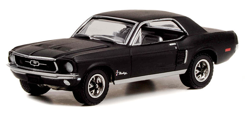 Greenlight Bill Goodro Ford Series - 1968 Ford Mustang Coupe "He Country Special" in Stealth Black - 30354 1:64