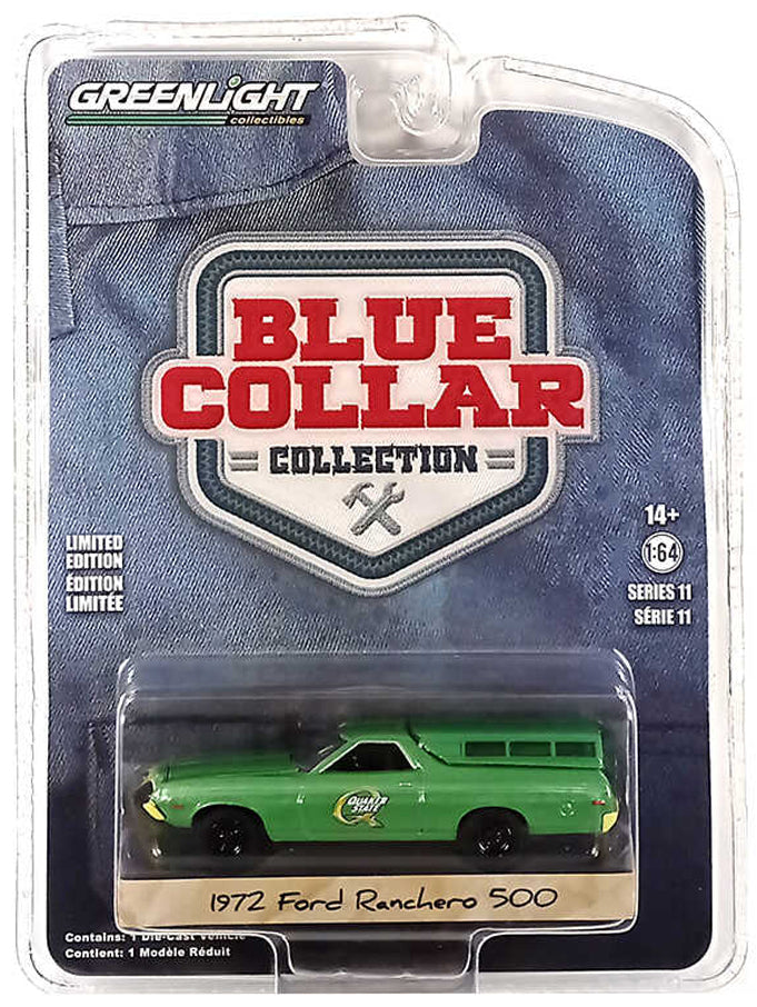 Greenlight Blue Collar Collection Series 11  - Quaker State - 1972 Ford Ranchero 500 - 35240-B 1:64