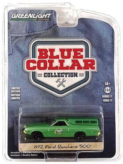 Greenlight Blue Collar Collection Series 11  - Quaker State - 1972 Ford Ranchero 500 - 35240-B 1:64