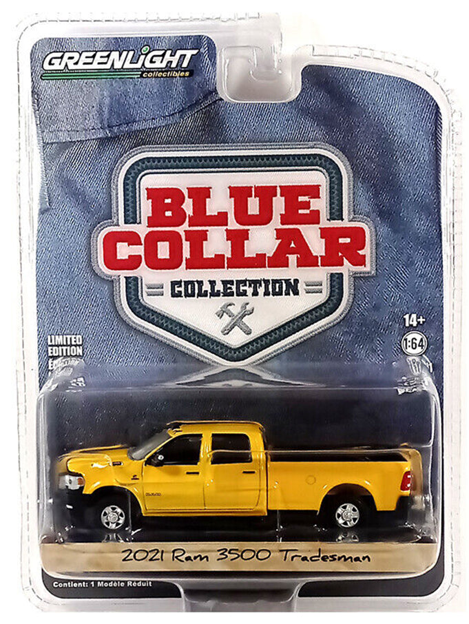 Greenlight Blue Collar Collection Series 11  - 2021 Ram 3500 Tradesman Pickup - 35240-E 1:64