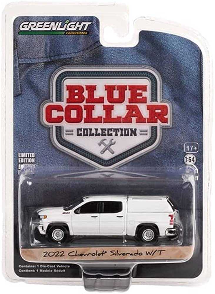 Greenlight Blue Collar Collection Series 11  - 2022 Chevrolet Silverado W/T Pickup - 35240-F 1:64
