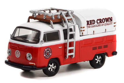Greenlight Club Vee Dub Series 14 - Red Crown Gasoline - 1969 Volkswagen Type 2 Double Cab - 36050-A 1:64