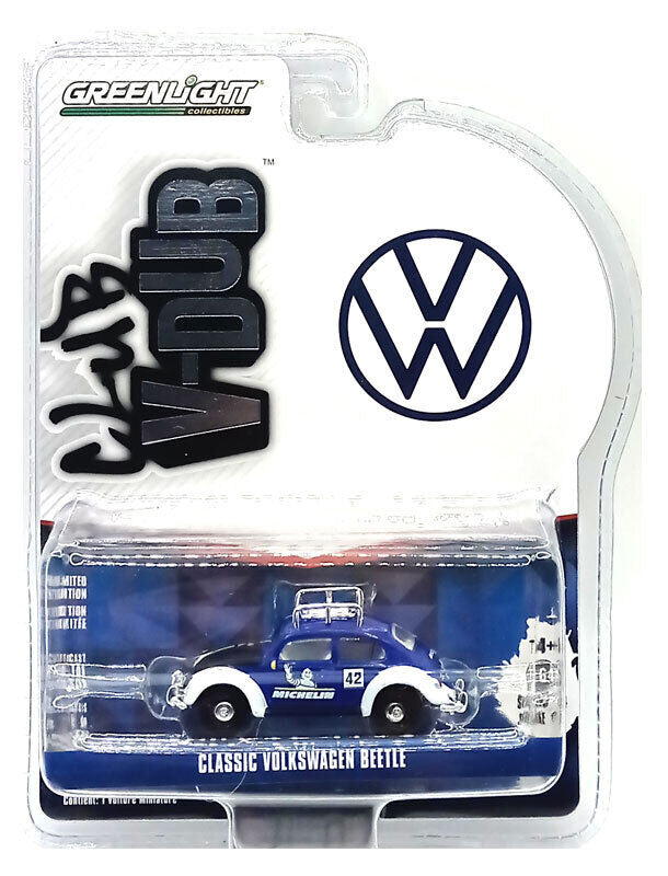 Greenlight Club Vee Dub Series 14 - Michelin Tires - Classic Volkswagen Beetle - 36050-E 1:64