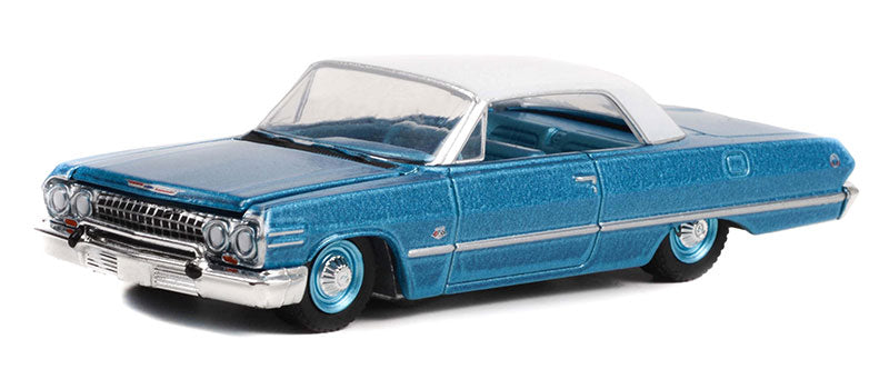 Greenlight Barrett Jackson Scottsdale Edition Series 10 - 1963 Chevrolet Impala SS 409 Convertible -37260-B 1:64