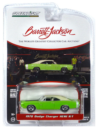 Greenlight Barrett Jackson Scottsdale Edition Series 10 - 1970 Dodge Charger HEMI R/T -37260-E 1:64