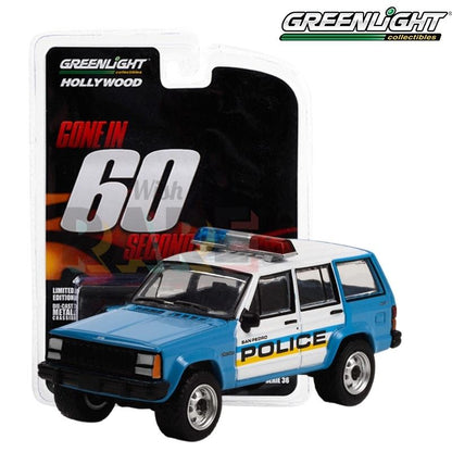 Greenlight Hollywood Series 36 - 1995 Jeep Cherokee, San Pedro Police, Gone in Sixty Seconds (2000) - 44960-E 1:64