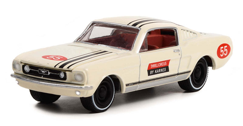 Greenlight Hollywood Series 36 - 1967 Ford Mustang Fastback #55, Thrill Circus by Karnes, The Mod Squad (TV Series 1968-1973) - 44960-A 1:64
