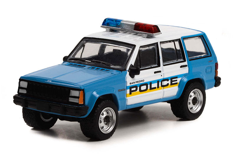 Greenlight Hollywood Series 36 - 1995 Jeep Cherokee, San Pedro Police, Gone in Sixty Seconds (2000) - 44960-E 1:64