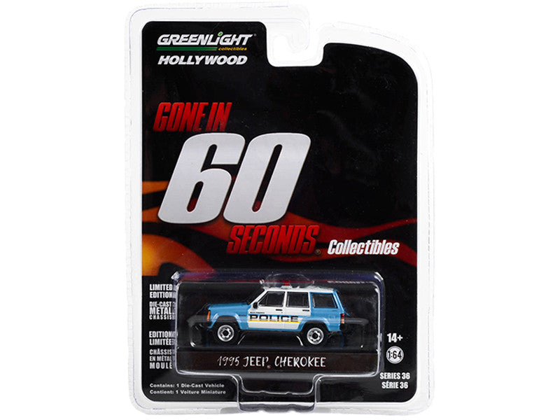 Greenlight Hollywood Series 36 - 1995 Jeep Cherokee, San Pedro Police, Gone in Sixty Seconds (2000) - 44960-E 1:64