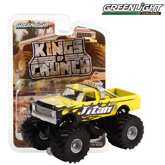 Greenlight Kings of Crunch Series 11  - Titan - 1972 Chevrolet C-10 Monster Truck - 49110-A 1:64