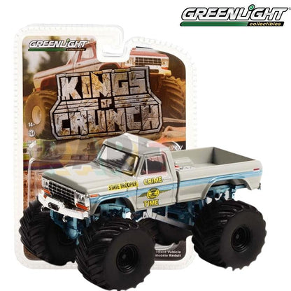 Greenlight Kings of Crunch Series 11  - Crime Time State Trooper - 1979 Ford F-250 Monster Truck - 49110-C 1:64