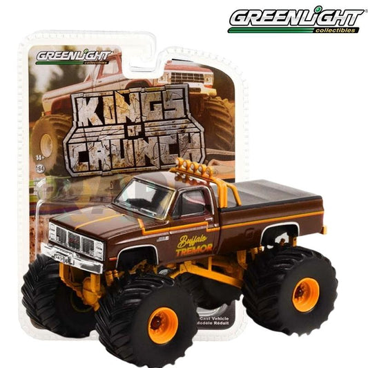 Greenlight Kings of Crunch Series 11  - Buffalo Tremor - 1985 GMC High Sierra 2500 Monster Truck - 49110-D 1:64