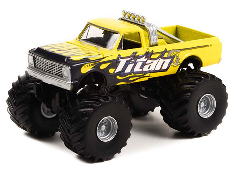 Greenlight Kings of Crunch Series 11  - Titan - 1972 Chevrolet C-10 Monster Truck - 49110-A 1:64
