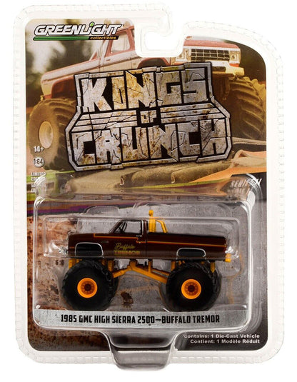 Greenlight Kings of Crunch Series 11  - Buffalo Tremor - 1985 GMC High Sierra 2500 Monster Truck - 49110-D 1:64