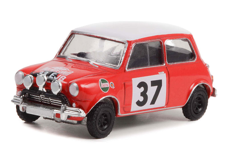 Greenlight Hot Hatches Series 2 - 1964 Monte Carlo Rally #37 - 1964 Morris Mini Cooper S - 63020-A 1:64