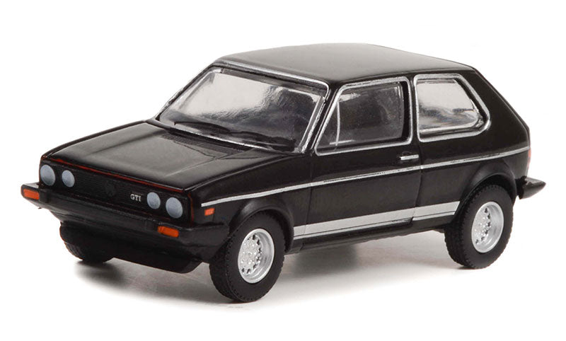 Greenlight Hot Hatches Series 2 - 1983 Volkswagen Golf Mk 1 GTI in Black - 63020-D 1:64