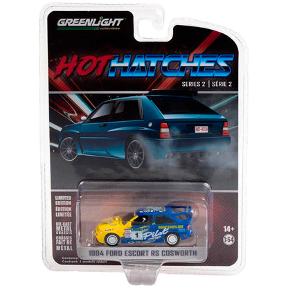 Greenlight Hot Hatches Series 2 - Michelin Pilot #1 - 1994 Ford Escort RS Cosworth - 63020-E 1:64
