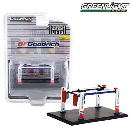 Greenlight Auto Body Shop - Four-Post Lifts Series 4 - BFGoodrich Tires - Four-Post Lift - 16150-B 1:64