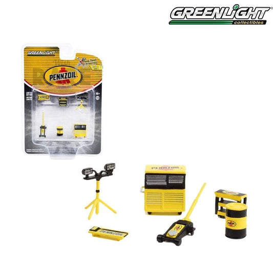 Greenlight Auto Body Shop - Shop Tool Accessories Series 5 - Pennzoil - 16140-A 1:64