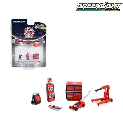 Greenlight Auto Body Shop - Shop Tool Accessories Series 5 - Red Crown Gasoline - 16140-C 1:64