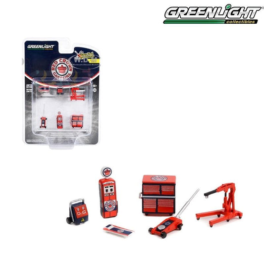 Greenlight Auto Body Shop - Shop Tool Accessories Series 5 - Red Crown Gasoline - 16140-C 1:64