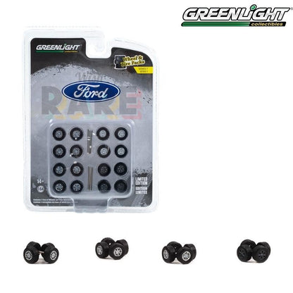 Greenlight Auto Body Shop - Wheel &Tire Packs Series 7 - Thirteenth Generation (2015-2020) Ford F-Series - 16170-C 1:64