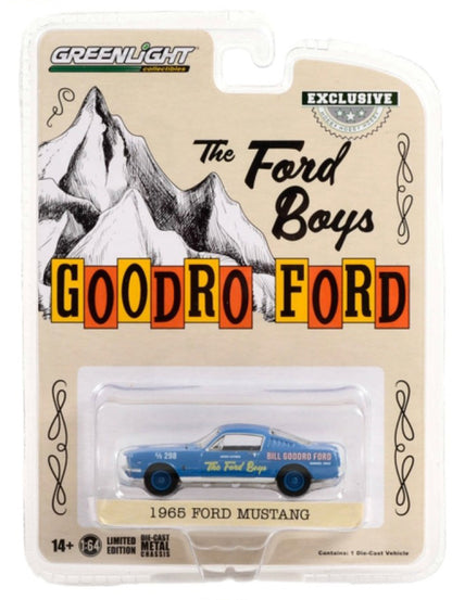 Greenlight Bill Goodro Ford Series - 1965 Ford Mustang Fastback- The Ford Boys Bill Goodro Ford Denver Colorado - 30366 1:64