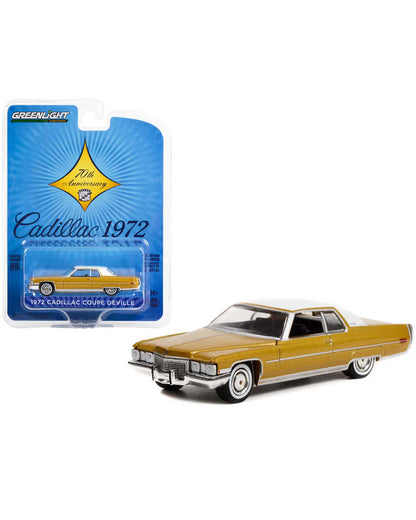 Greenlight Anniversary Collection Series 14 - 1972 Cadillac Coupe De Ville, Cadillac 70 Years - 28100-A 1:64
