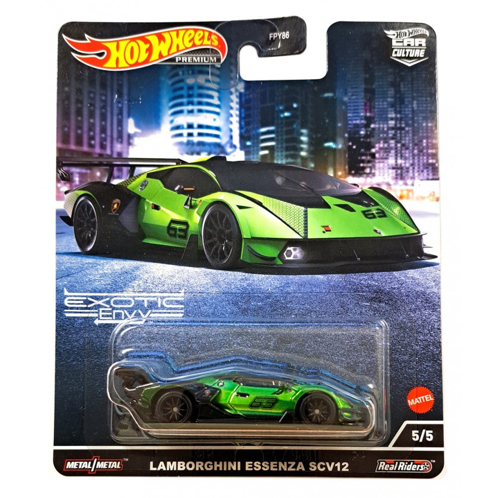 Hot Wheels Premium Car Culture Exotic Envy Set of 5, FPY86-978M