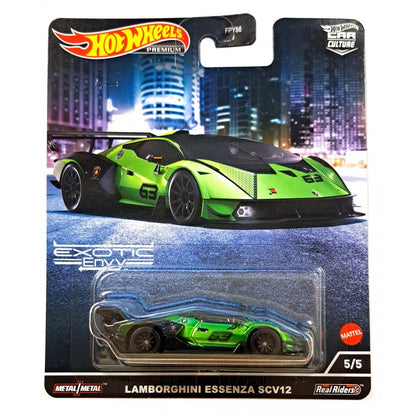 Hot Wheels Premium Car Culture Exotic Envy Set of 5, FPY86-978M