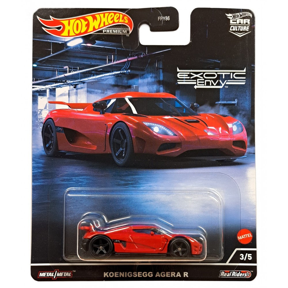 Hot Wheels Premium Car Culture Exotic Envy Set of 5, FPY86-978M