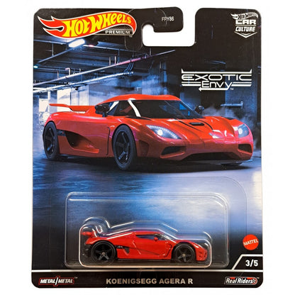Hot Wheels Premium Car Culture Exotic Envy Set of 5, FPY86-978M