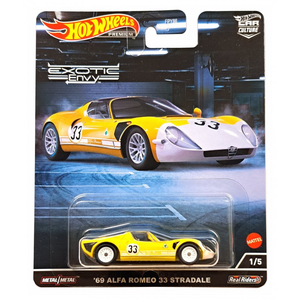 Hot Wheels Premium Car Culture Exotic Envy Set of 5, FPY86-978M